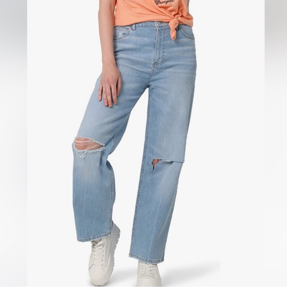 Wrangler‎ high-rise loose fit jeans